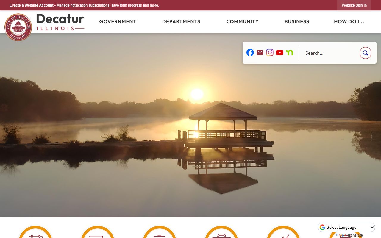 Decatur city government phone directory website