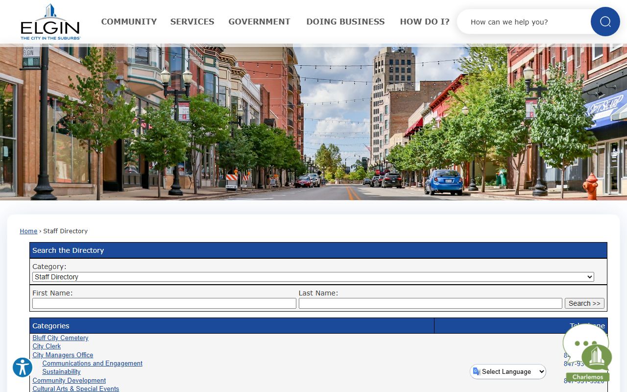 Elgin online directory phone listing