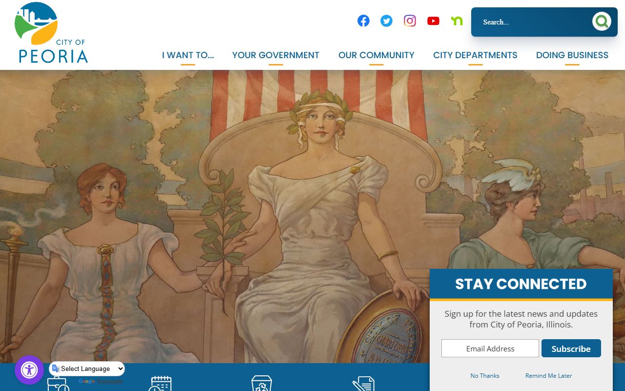 Peoria city homepage phone directory