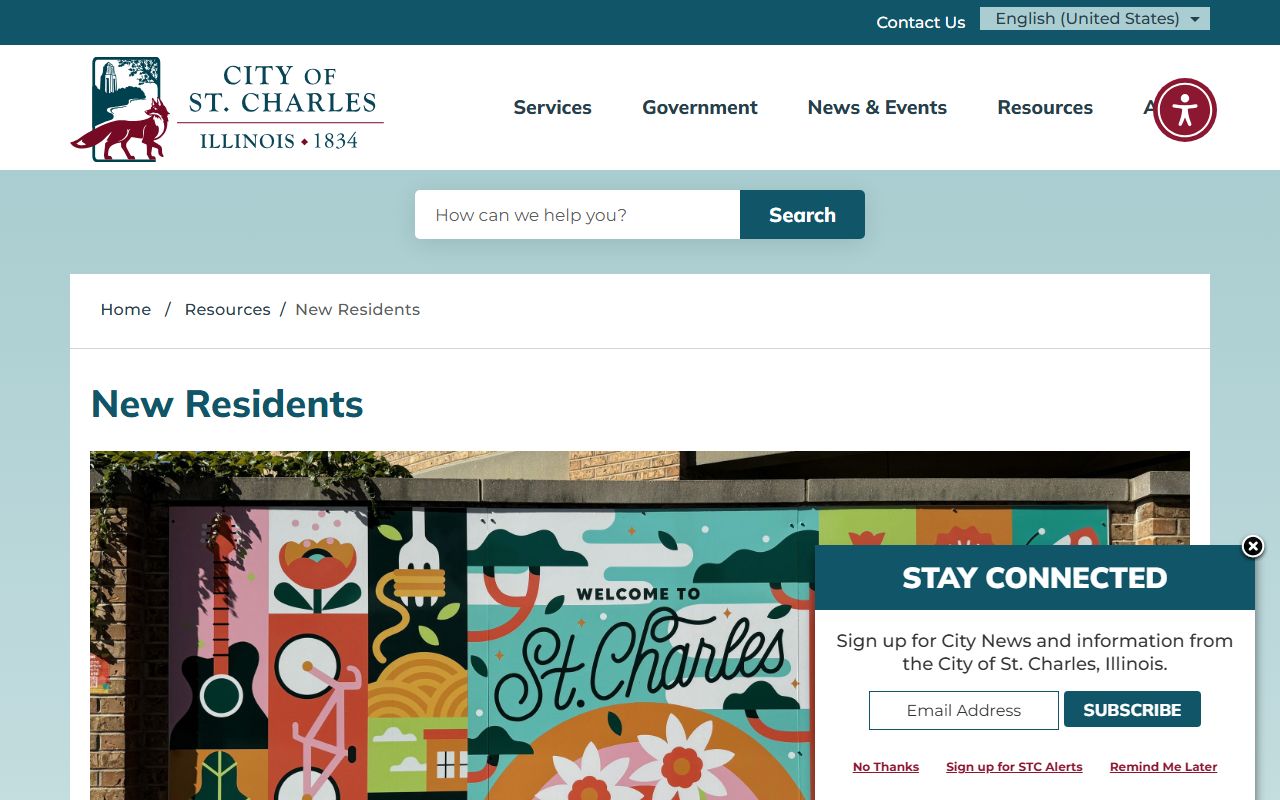 St. Charles new residents phone directory resources